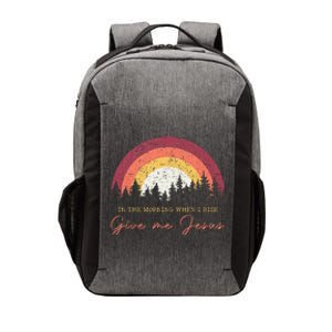 In The Morning When I Rise Give Me Jesus Vector Backpack