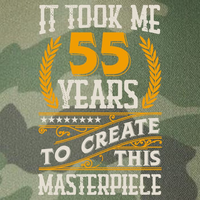 It Took Me 55 Year To Create This Masterpiece 55th Bgiftday Great Gift Legacy Tie Dye Trucker Hat