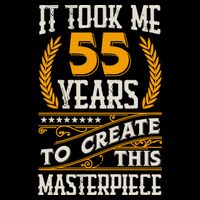 It Took Me 55 Year To Create This Masterpiece 55th Bgiftday Great Gift Bucket Hat