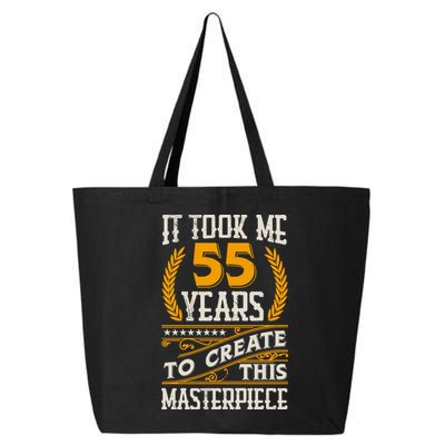 It Took Me 55 Year To Create This Masterpiece 55th Bgiftday Great Gift 25L Jumbo Tote