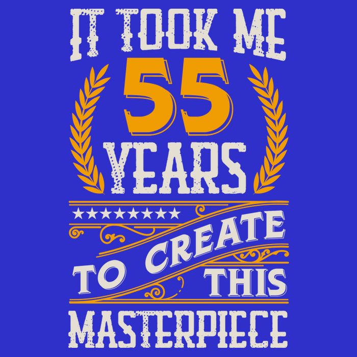 It Took Me 55 Year To Create This Masterpiece 55th Bgiftday Great Gift 16 in Basic Backpack