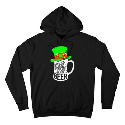 It's The Most Wonderful Time For A Beer Hat St.Patrick's Day Hoodie