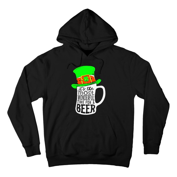 It's The Most Wonderful Time For A Beer Hat St.Patrick's Day Hoodie