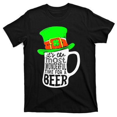 It's The Most Wonderful Time For A Beer Hat St.Patrick's Day T-Shirt