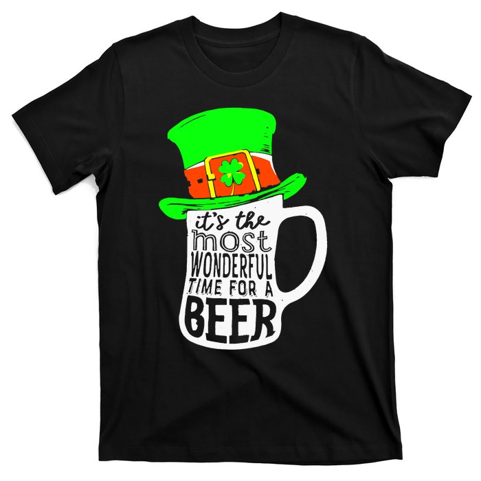 It's The Most Wonderful Time For A Beer Hat St.Patrick's Day T-Shirt