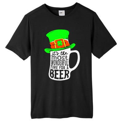 It's The Most Wonderful Time For A Beer Hat St.Patrick's Day Tall Fusion ChromaSoft Performance T-Shirt