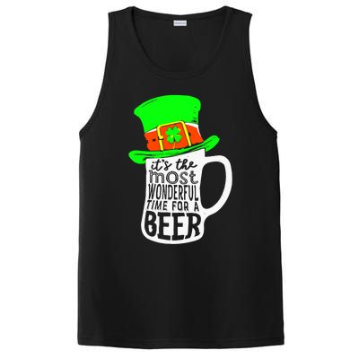 It's The Most Wonderful Time For A Beer Hat St.Patrick's Day PosiCharge Competitor Tank