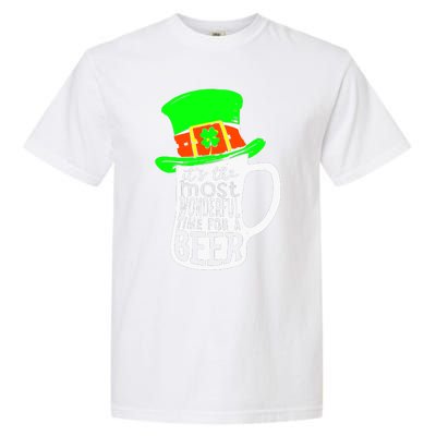 It's The Most Wonderful Time For A Beer Hat St.Patrick's Day Garment-Dyed Heavyweight T-Shirt