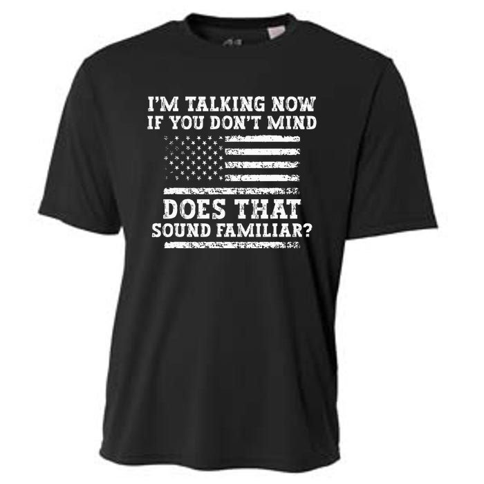 IM Talking Now Trump Kamala Debate Funny Trump Cooling Performance Crew T-Shirt