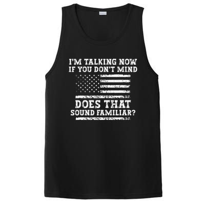 IM Talking Now Trump Kamala Debate Funny Trump PosiCharge Competitor Tank