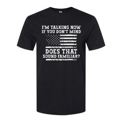 IM Talking Now Trump Kamala Debate Funny Trump Softstyle CVC T-Shirt