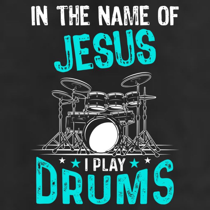 In The Name Of Jesus I Play Drums For Christian Drummer Beanie