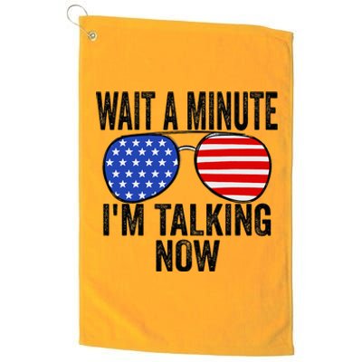 IM Talking Now Does It Sound Familiar Trump Platinum Collection Golf Towel