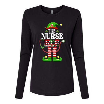 Im The Nurse Elf Cute Gift Funny Christmas Family Matching Gift Womens Cotton Relaxed Long Sleeve T-Shirt