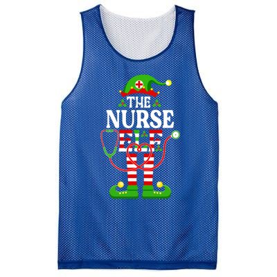 Im The Nurse Elf Cute Gift Funny Christmas Family Matching Gift Mesh Reversible Basketball Jersey Tank