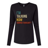 IM Talking Now Trump Kamala Harris Debate 2024 Womens Cotton Relaxed Long Sleeve T-Shirt