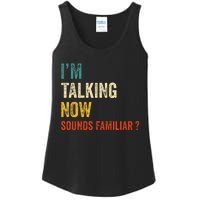 IM Talking Now Trump Kamala Harris Debate 2024 Ladies Essential Tank