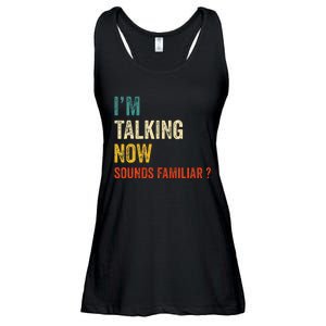 IM Talking Now Trump Kamala Harris Debate 2024 Ladies Essential Flowy Tank