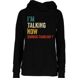 IM Talking Now Trump Kamala Harris Debate 2024 Womens Funnel Neck Pullover Hood