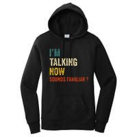 IM Talking Now Trump Kamala Harris Debate 2024 Women's Pullover Hoodie