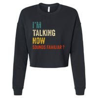 IM Talking Now Trump Kamala Harris Debate 2024 Cropped Pullover Crew