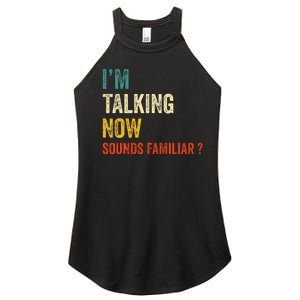 IM Talking Now Trump Kamala Harris Debate 2024 Women's Perfect Tri Rocker Tank