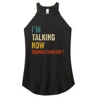 IM Talking Now Trump Kamala Harris Debate 2024 Women's Perfect Tri Rocker Tank