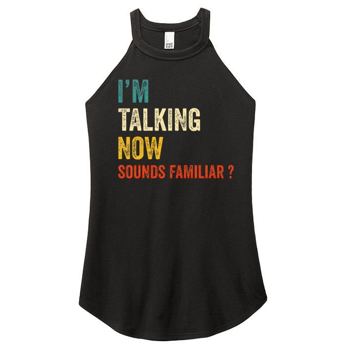 IM Talking Now Trump Kamala Harris Debate 2024 Women's Perfect Tri Rocker Tank