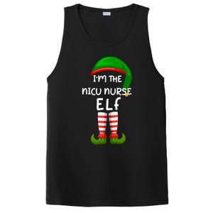 Im The Nicu Nurse Elf Funny Elf Family Matching Christmas Gift PosiCharge Competitor Tank