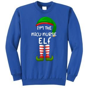 Im The Nicu Nurse Elf Funny Elf Family Matching Christmas Gift Sweatshirt