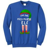 Im The Nicu Nurse Elf Funny Elf Family Matching Christmas Gift Sweatshirt