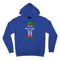 Im The Nicu Nurse Elf Funny Elf Family Matching Christmas Gift Tall Hoodie