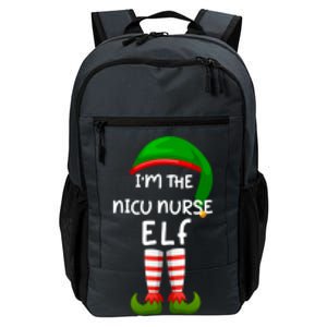 Im The Nicu Nurse Elf Funny Elf Family Matching Christmas Gift Daily Commute Backpack