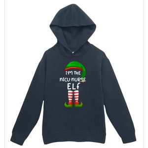 Im The Nicu Nurse Elf Funny Elf Family Matching Christmas Gift Urban Pullover Hoodie