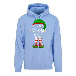 Im The Nicu Nurse Elf Funny Elf Family Matching Christmas Gift Unisex Surf Hoodie