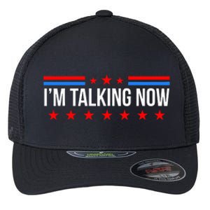 IM Talking Now Elections 2024 Democrat Republican Flexfit Unipanel Trucker Cap