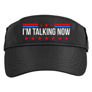 IM Talking Now Elections 2024 Democrat Republican Adult Drive Performance Visor