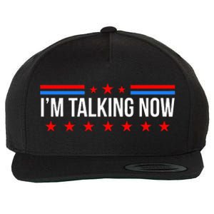 IM Talking Now Elections 2024 Democrat Republican Wool Snapback Cap