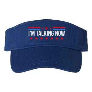 IM Talking Now Elections 2024 Democrat Republican Valucap Bio-Washed Visor