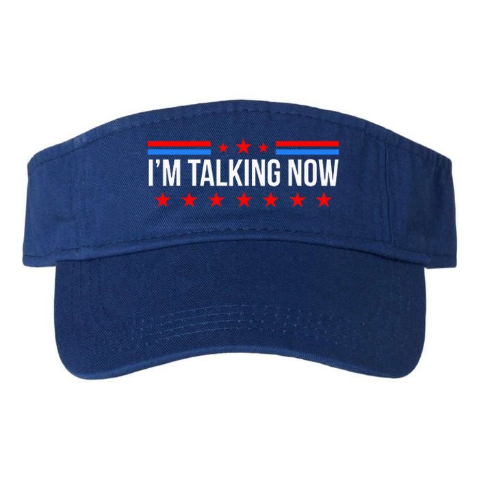 IM Talking Now Elections 2024 Democrat Republican Valucap Bio-Washed Visor