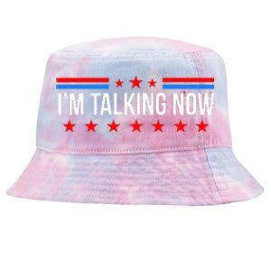 IM Talking Now Elections 2024 Democrat Republican Tie-Dyed Bucket Hat