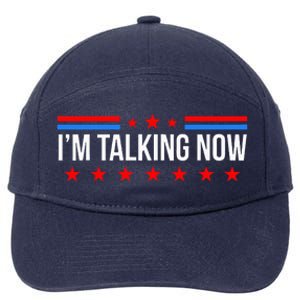 IM Talking Now Elections 2024 Democrat Republican 7-Panel Snapback Hat