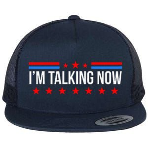 IM Talking Now Elections 2024 Democrat Republican Flat Bill Trucker Hat