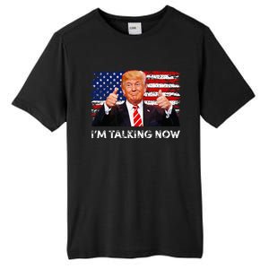 IM Talking Now Trump Debate Zinger Tall Fusion ChromaSoft Performance T-Shirt