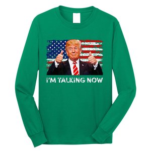 IM Talking Now Trump Debate Zinger Long Sleeve Shirt