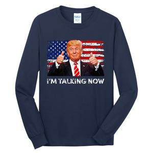 IM Talking Now Trump Debate Zinger Tall Long Sleeve T-Shirt