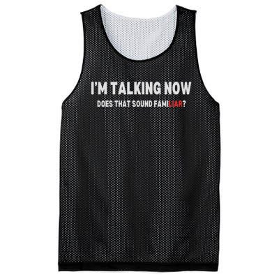 IM Talking Now Does That Sound Familiar Trump Mesh Reversible Basketball Jersey Tank