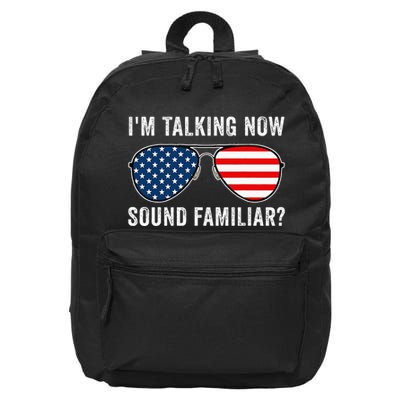 IM Talking Now. Sound Familiar 16 in Basic Backpack