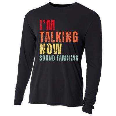 IM Talking Now. Sound Familiar Cooling Performance Long Sleeve Crew