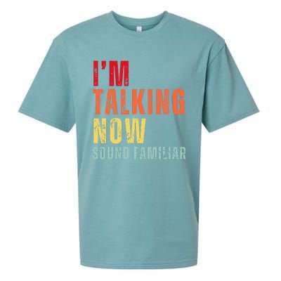 IM Talking Now. Sound Familiar Sueded Cloud Jersey T-Shirt